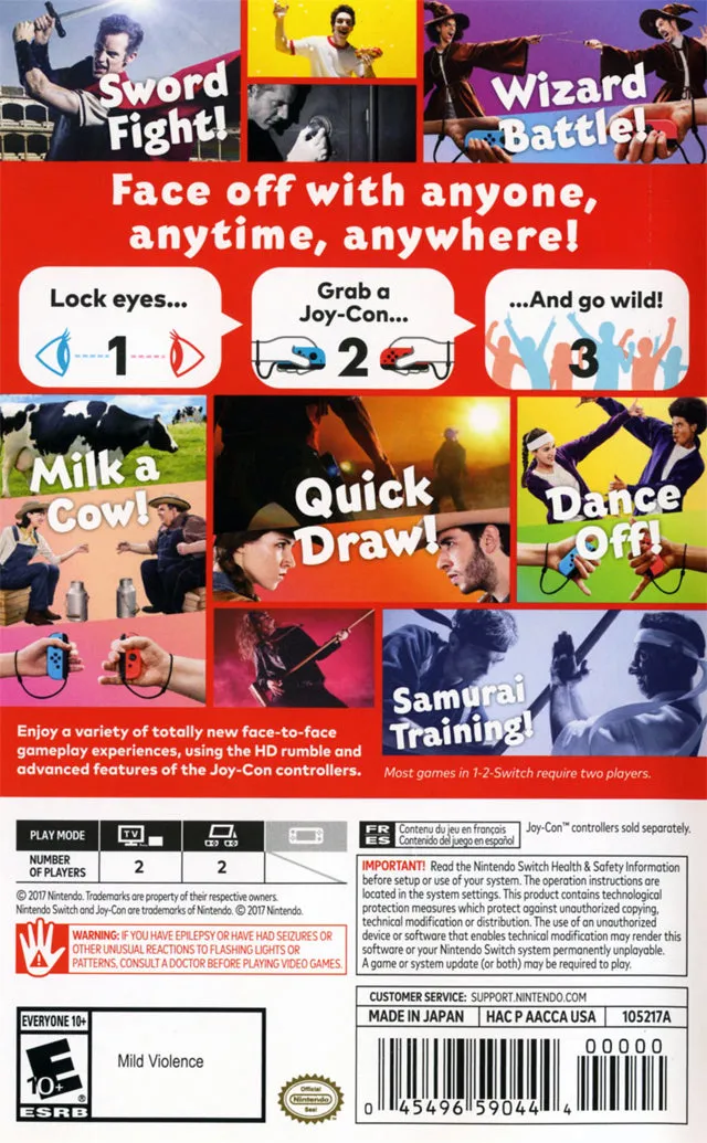 1-2-Switch - Nintendo Switch Pre-Played