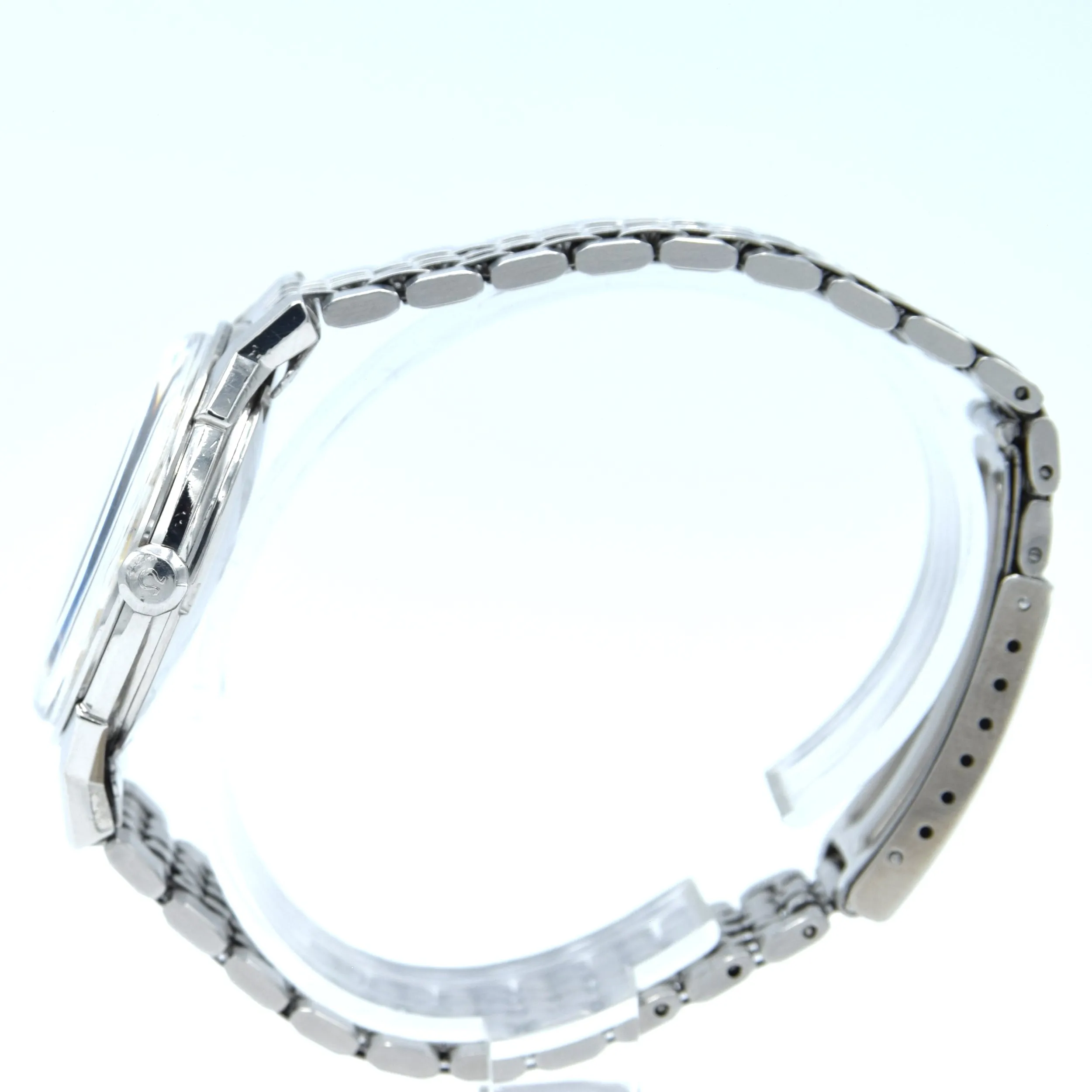 1966 Omega Constellation Automatic Date with Dog Leg Lugs Model 168.005 in Original Unpolished Condition on Beads of Rice Bracelet