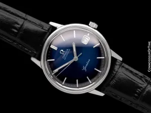 1969 Omega Geneve (Seamaster) Mens Vintage Cal. 565 Watch, Automatic, Date - Stainless Steel