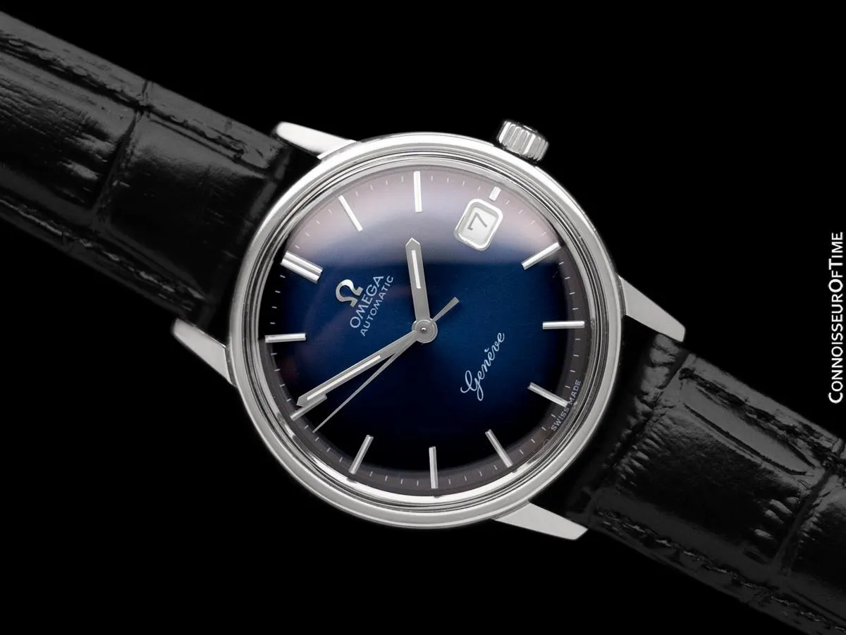 1969 Omega Geneve (Seamaster) Mens Vintage Cal. 565 Watch, Automatic, Date - Stainless Steel