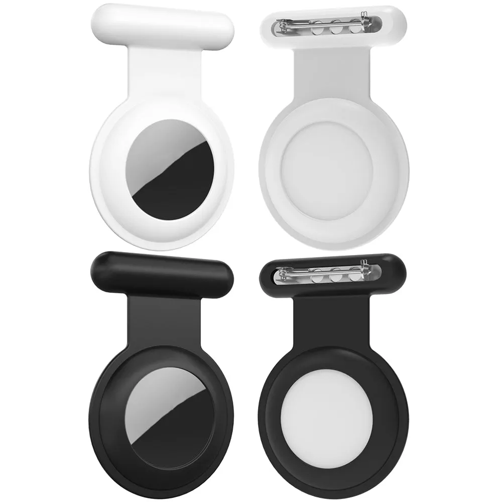 2 Pack for Apple Airtag Case Silicone Protective Location Tracker Sleeve - Style 2