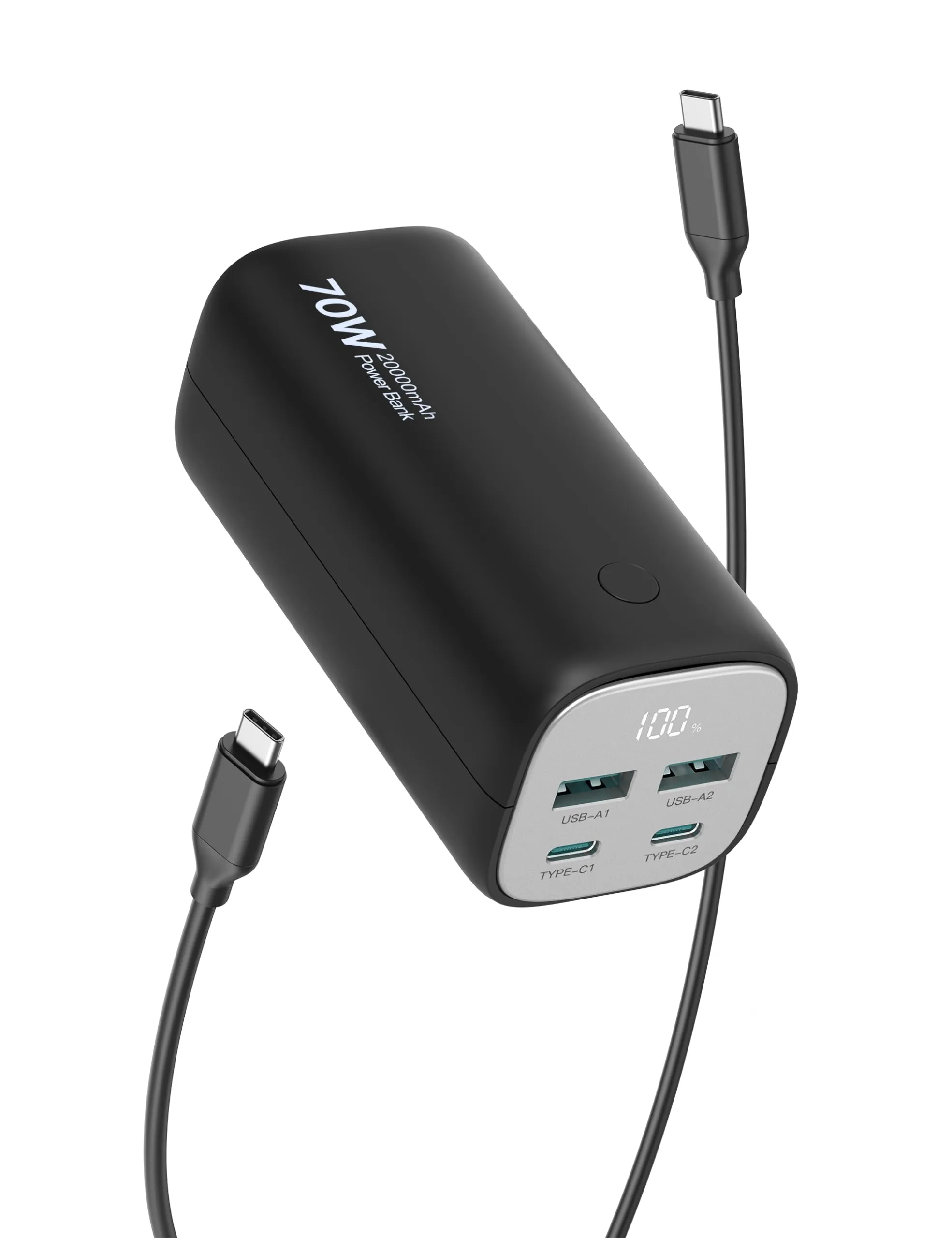 20000mAh Fast Charging Power Bank with 4 Ports