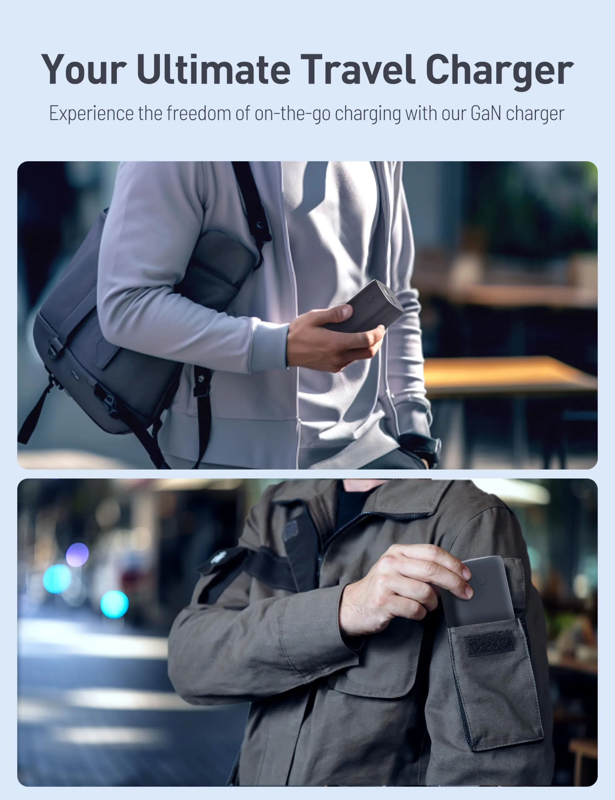 20000mAh Fast Charging Power Bank with 4 Ports