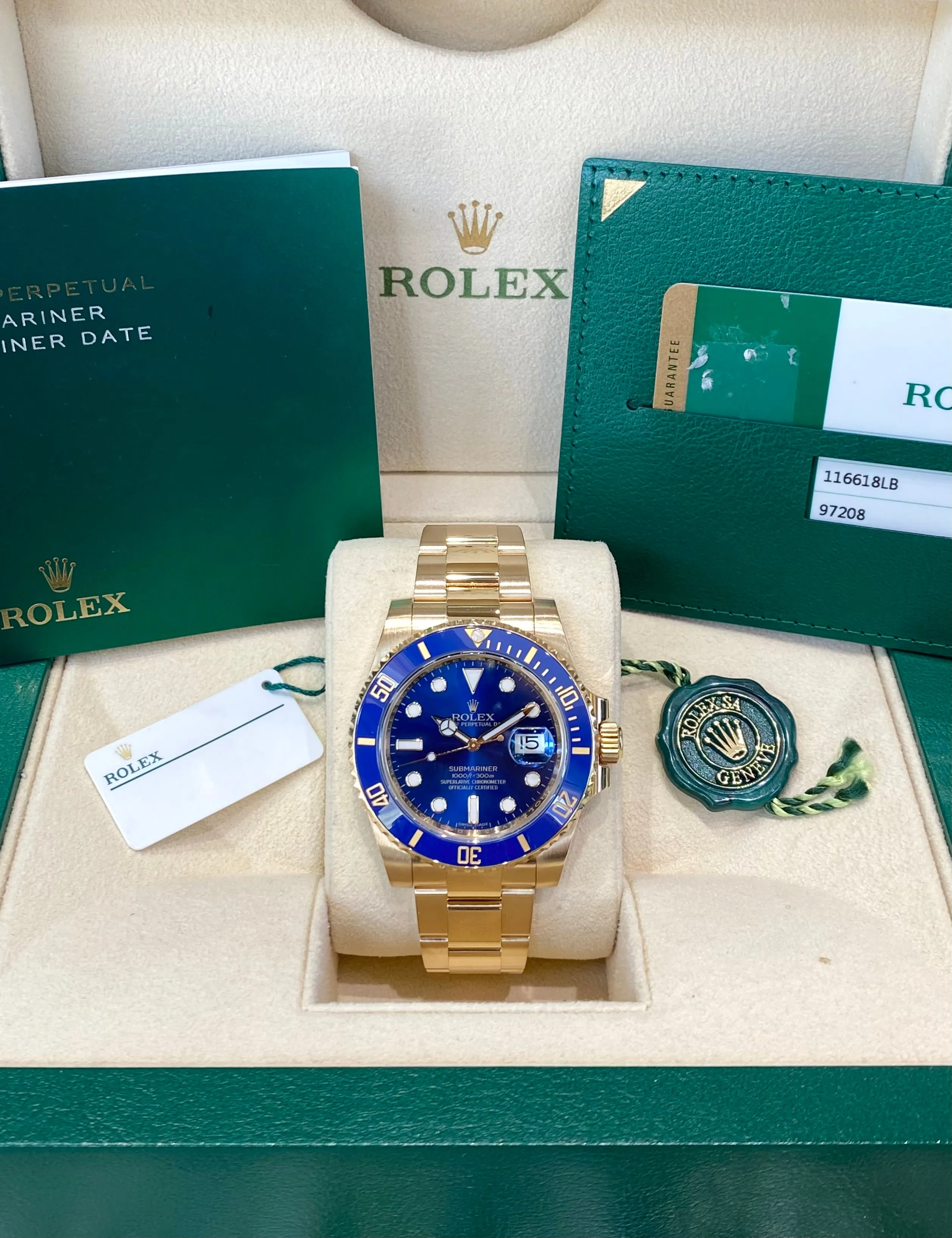 2018 Rolex Submariner 116618LB