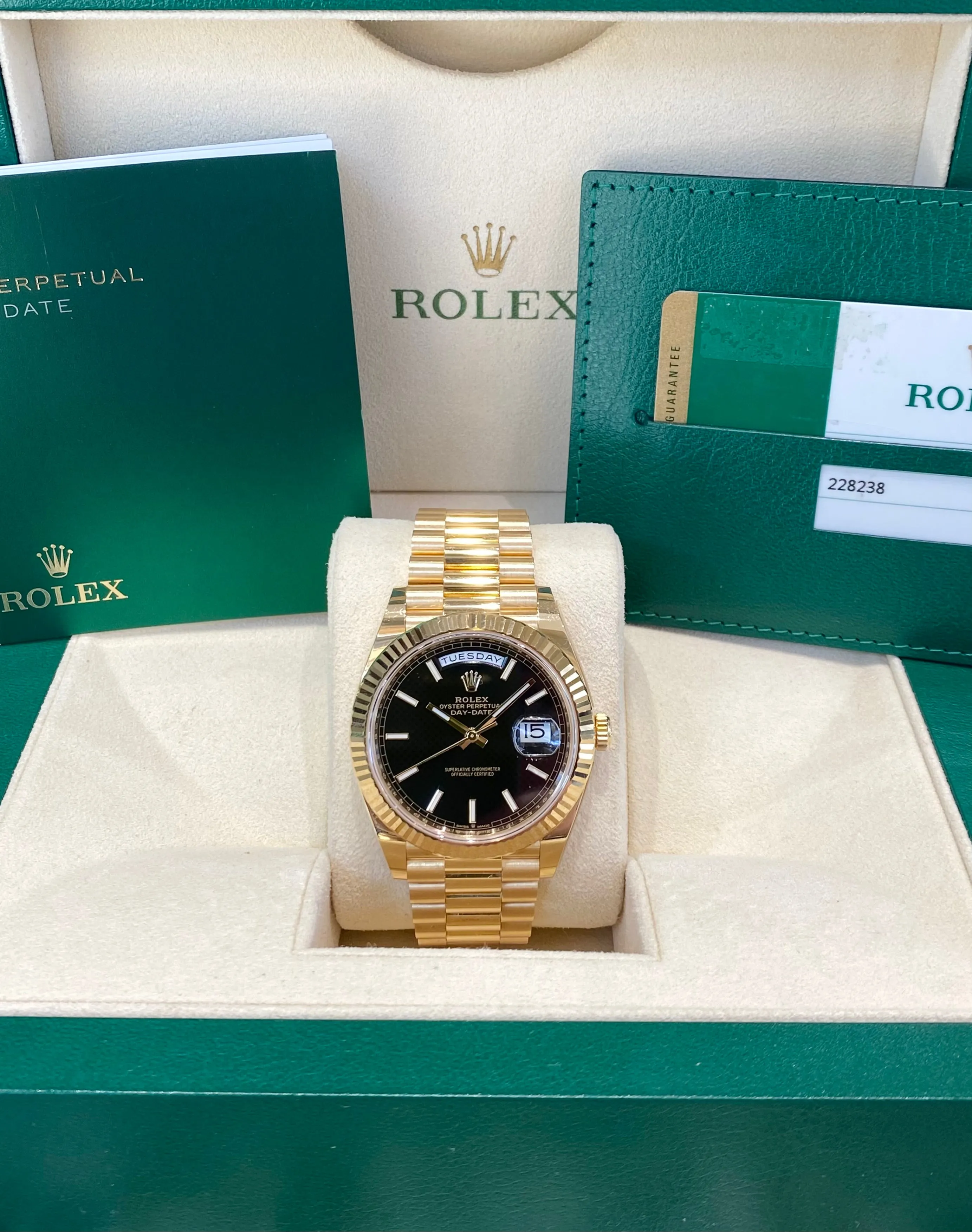 2019 Rolex Day-Date 40 228238