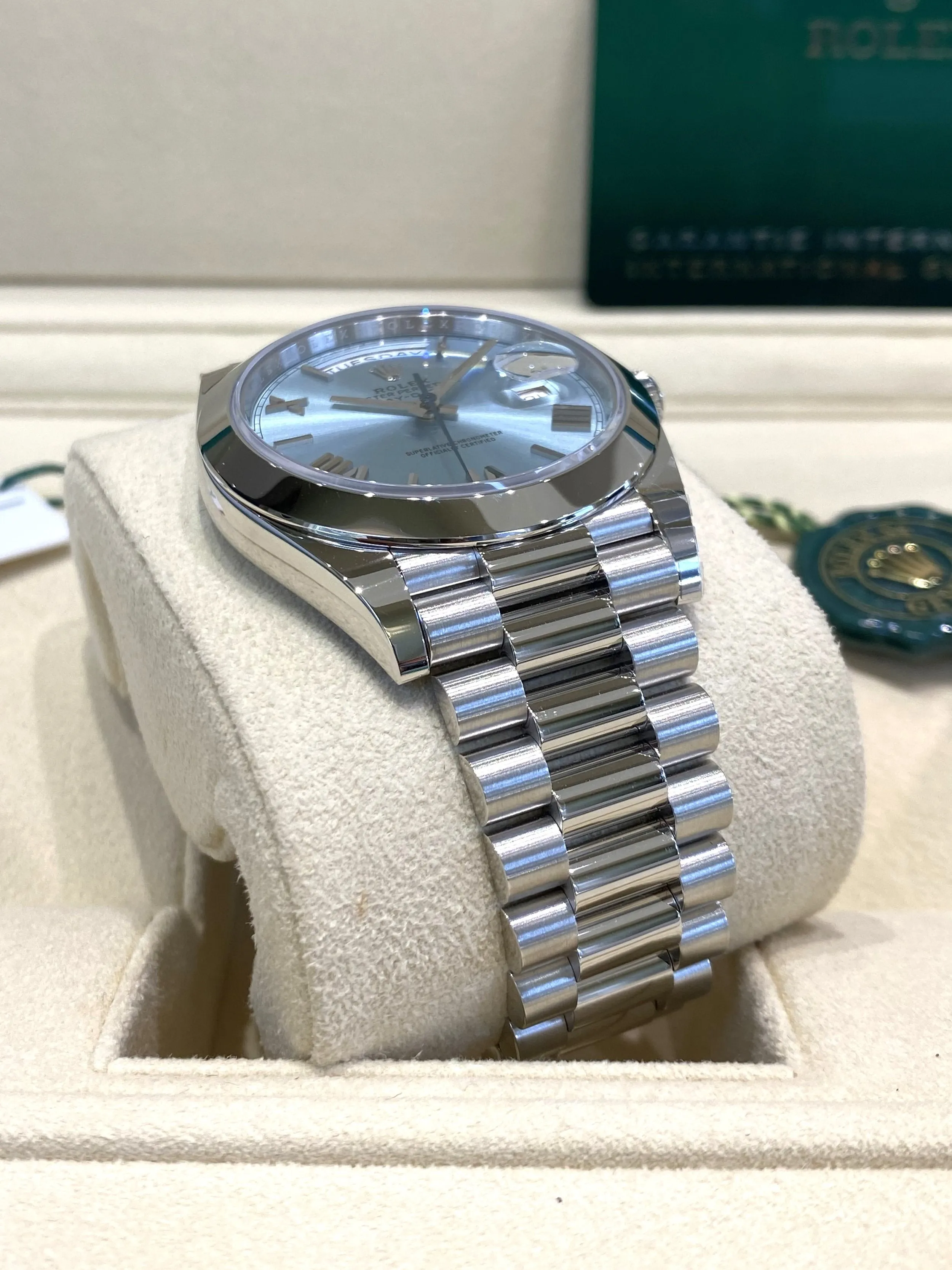2021 Rolex Platinum Day-Date 40 228206