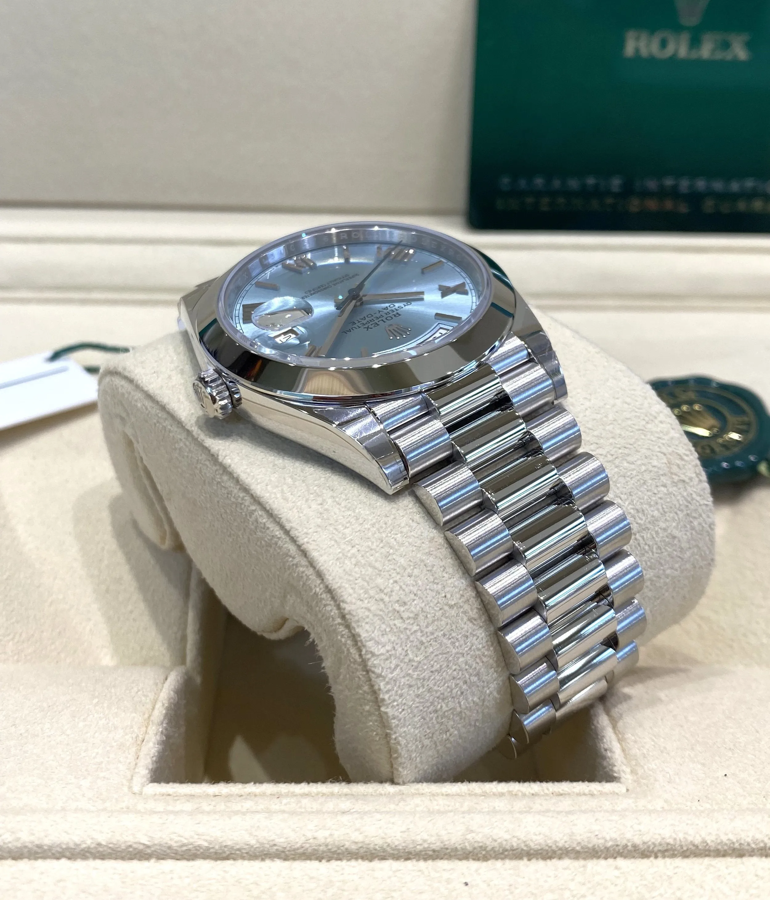 2021 Rolex Platinum Day-Date 40 228206