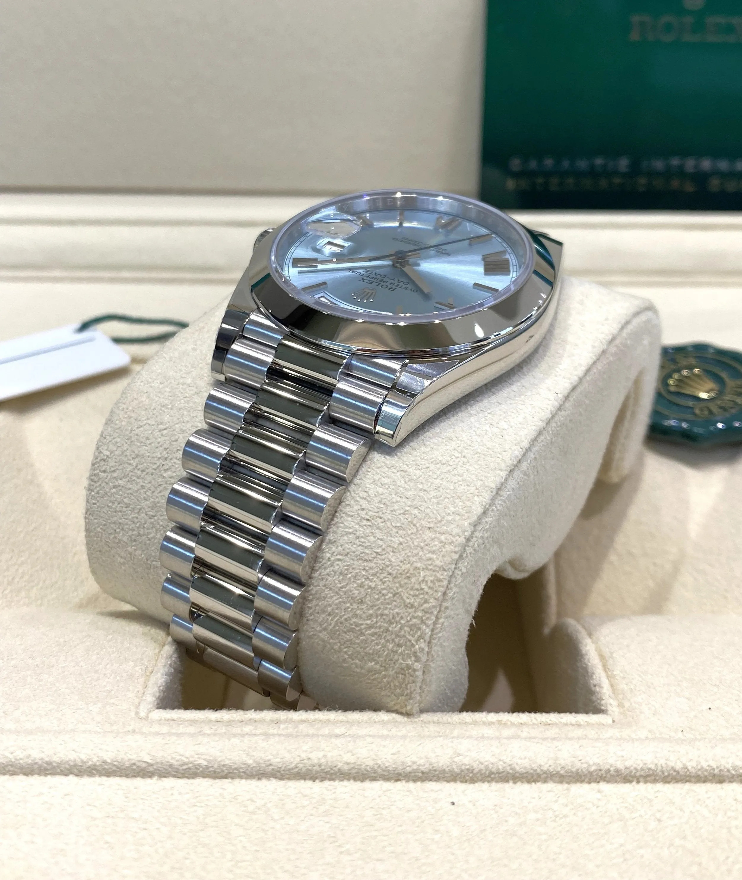 2021 Rolex Platinum Day-Date 40 228206