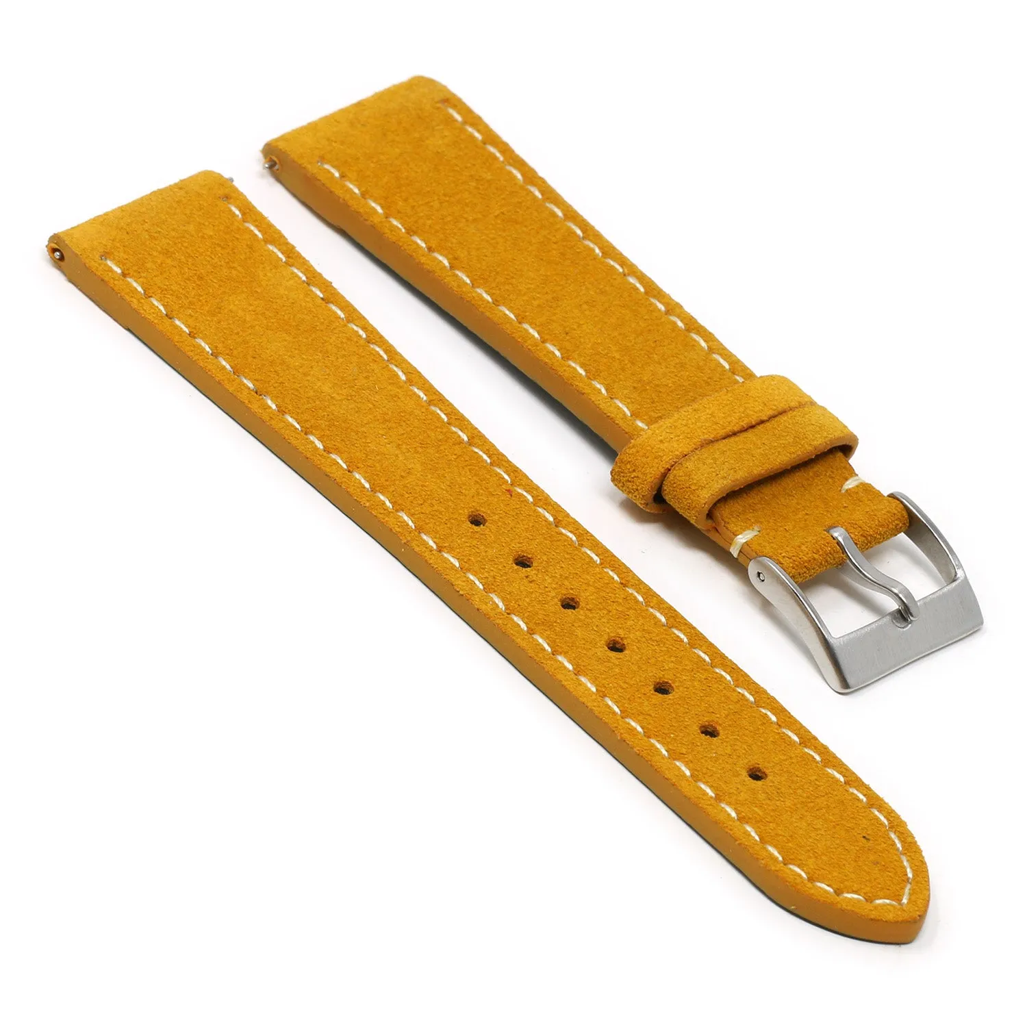 20mm Suede Smart Watch Strap (Short, Standard, Long)