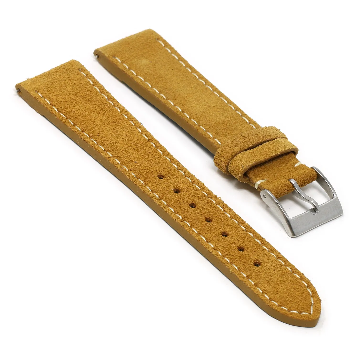 20mm Suede Smart Watch Strap (Short, Standard, Long)