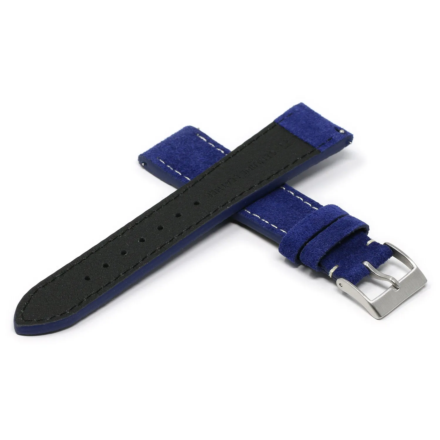 20mm Suede Smart Watch Strap (Short, Standard, Long)