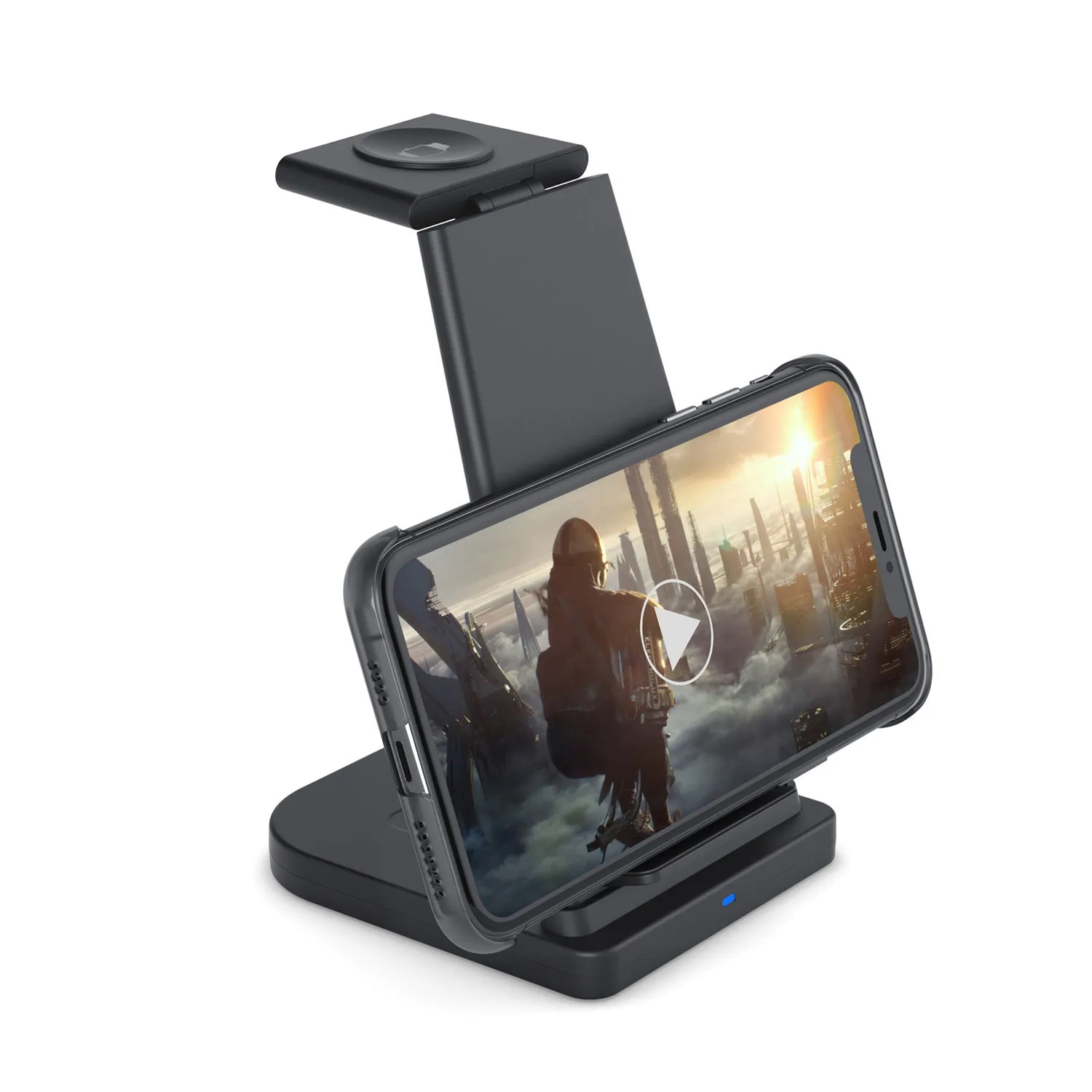 3-in-1 Foldable Fast Wireless Charging Stand