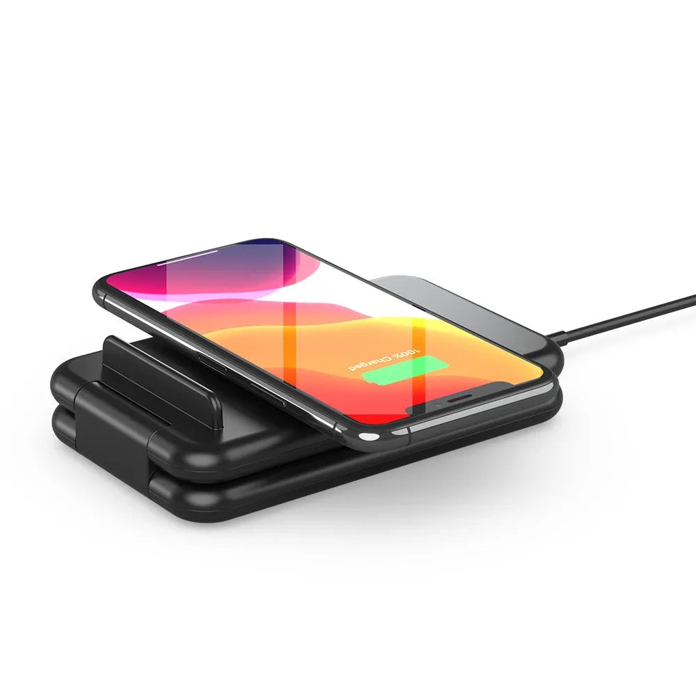 3 in 1 Foldable Wireless 15W Fast Charger B-13