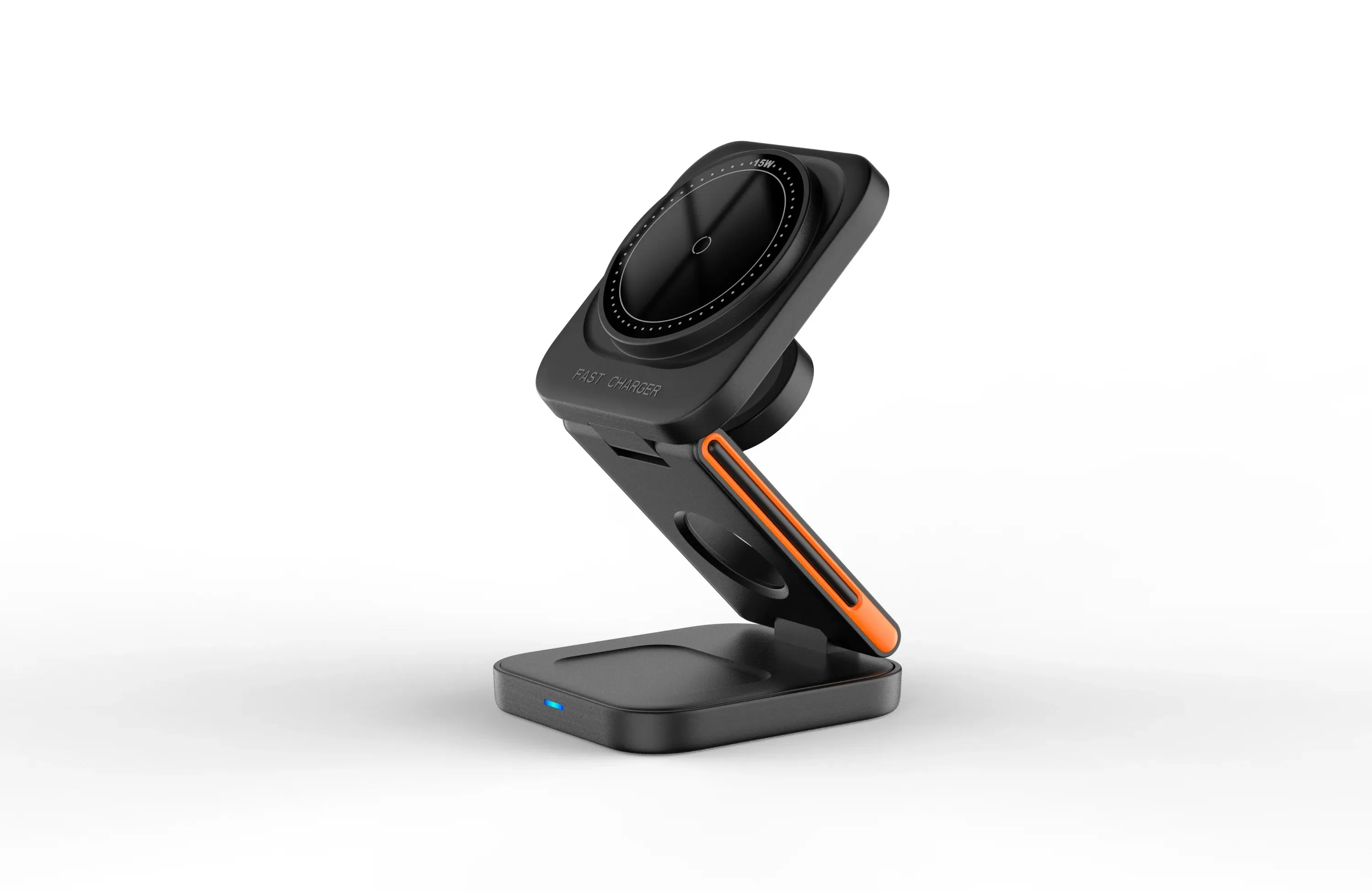 30W 3-in-1 Magnetic Wireless Charging Station for iPhone 16/15/14/13 Pro, Apple Watch Series 8/9, and AirPods