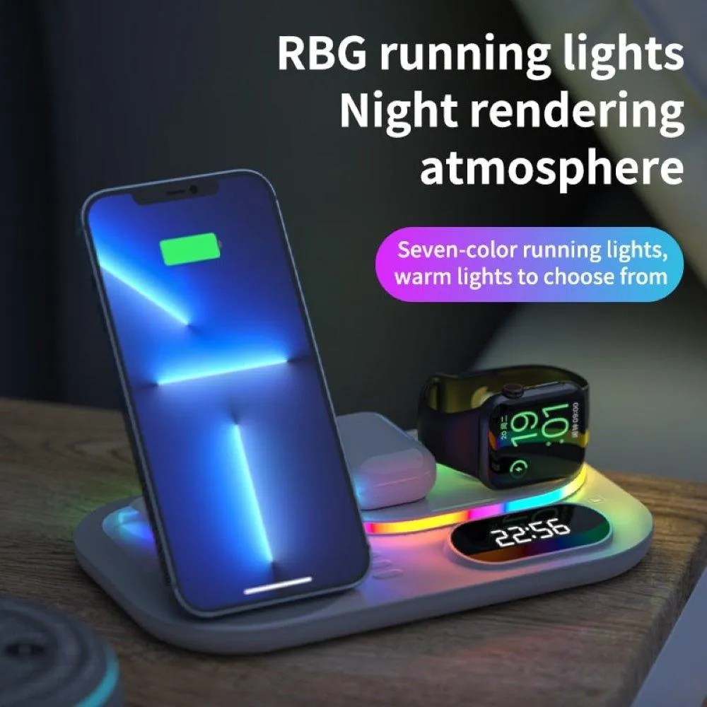 4 in 1 Wireless Charging Dock For iPhone Apple Watch AirPods Pro