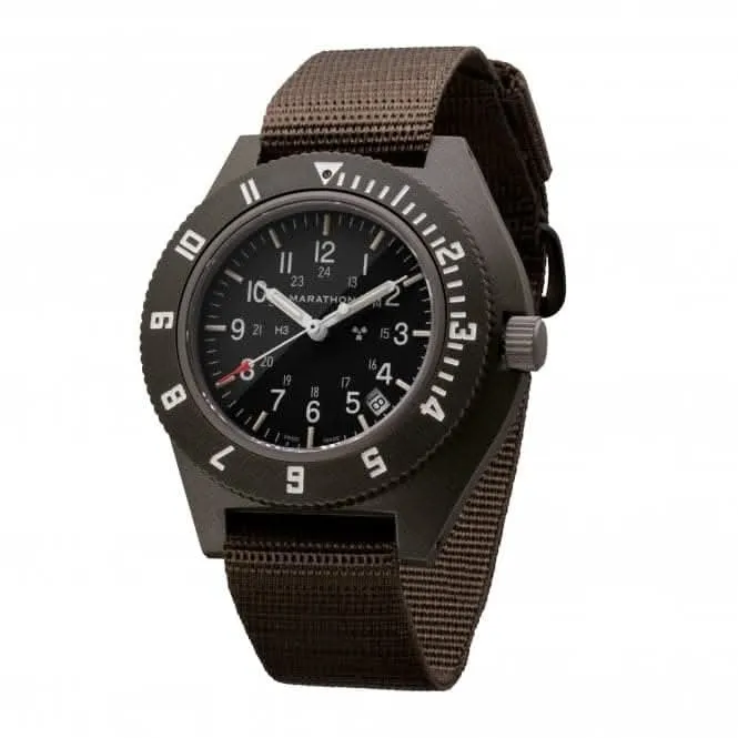 41mm Sage Green Pilot's Navigator Date Ballistic Nylon Watch