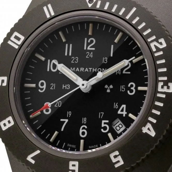 41mm Sage Green Pilot's Navigator Date Ballistic Nylon Watch