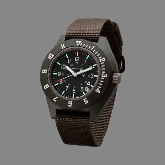 41mm Sage Green Pilot's Navigator Date Ballistic Nylon Watch