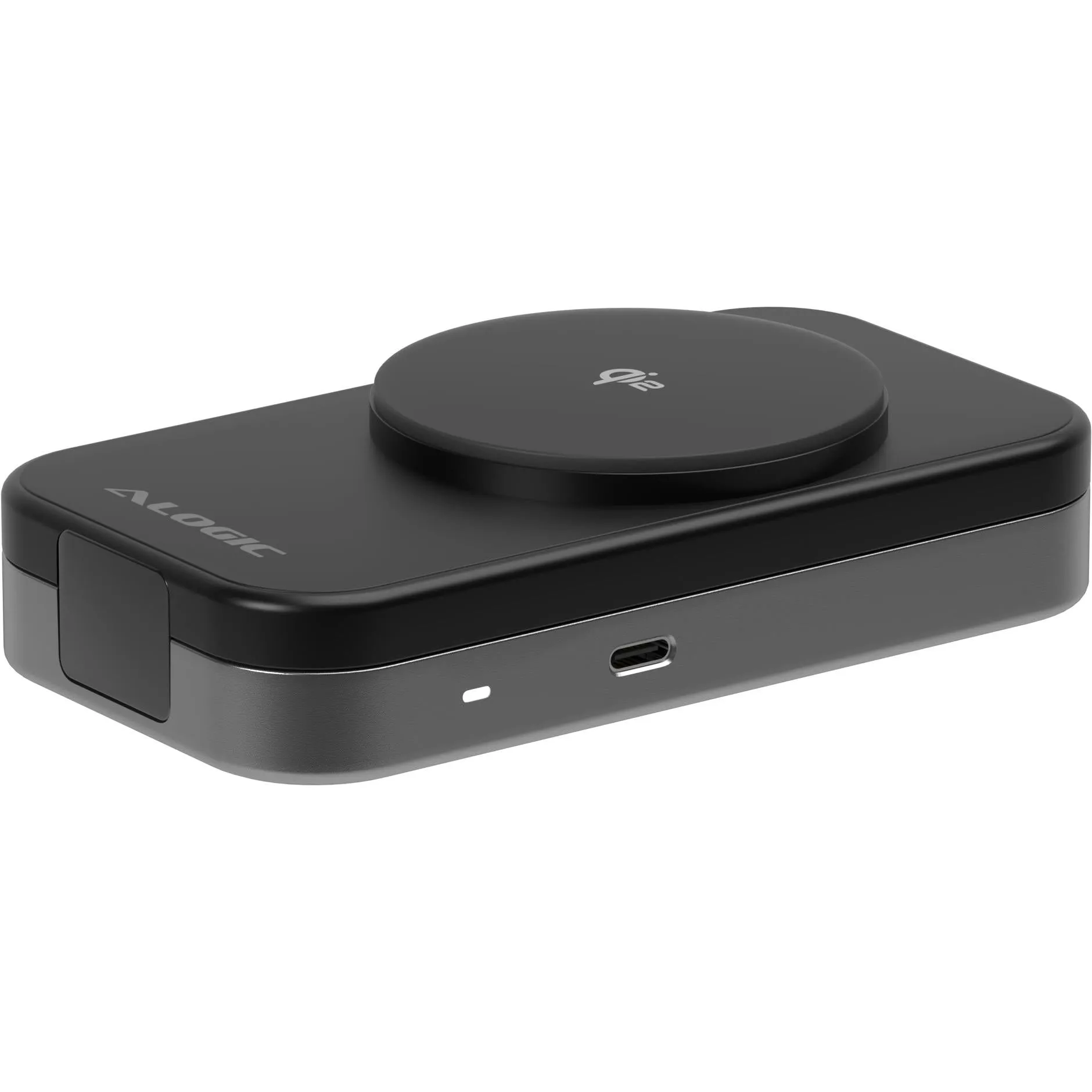 Alogic Flip 2-in-1 Qi2 Wireless Charging Stand (Black)