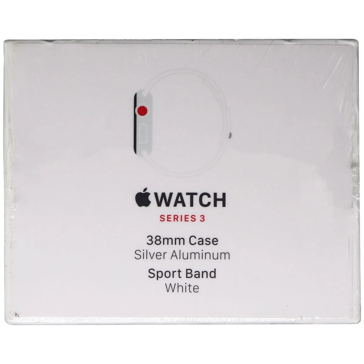 Apple Watch Series 3 (38mm) Silver Aluminum/White Sp Band (GPS   Cellular) A1860