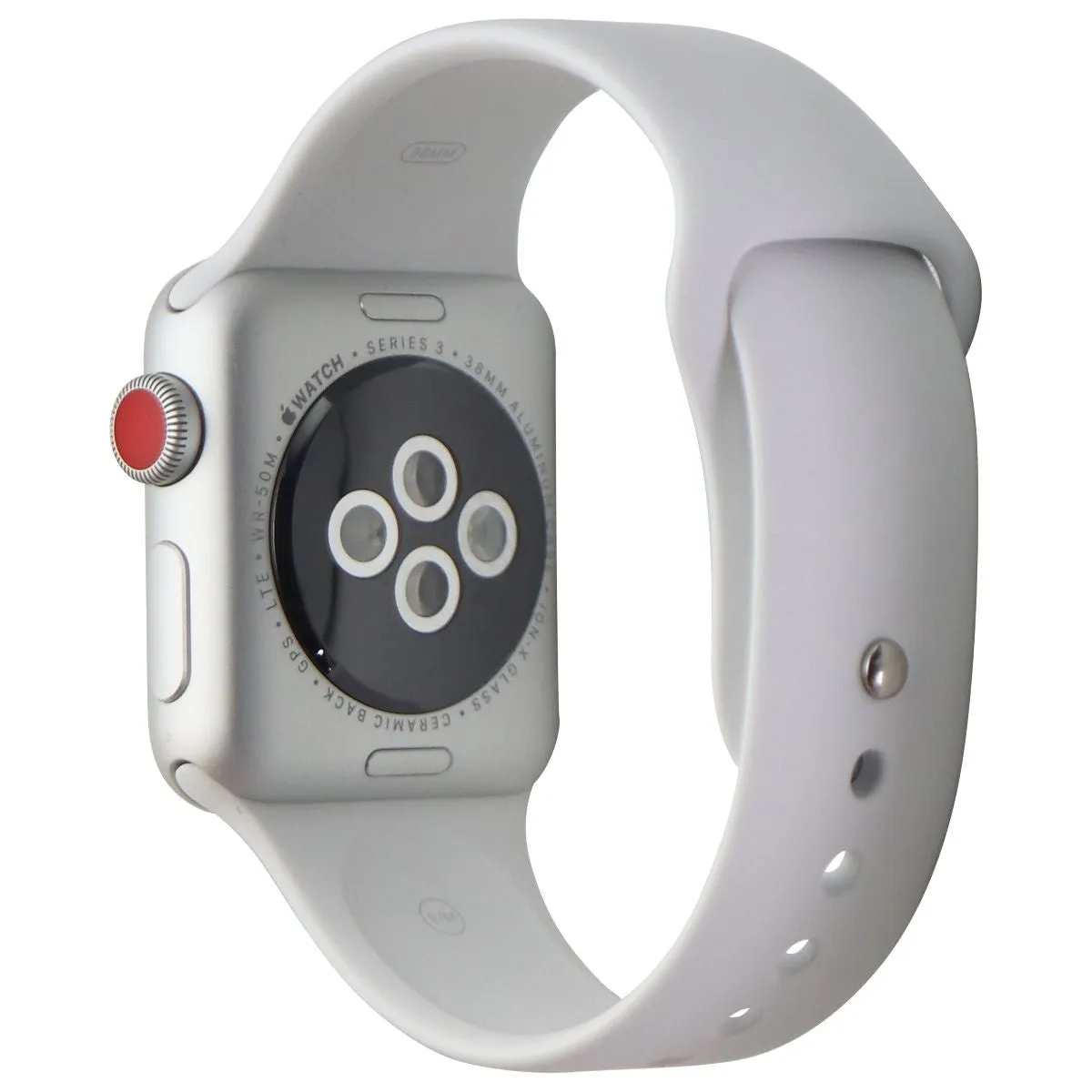 Apple Watch Series 3 (38mm) Silver Aluminum/White Sp Band (GPS   Cellular) A1860