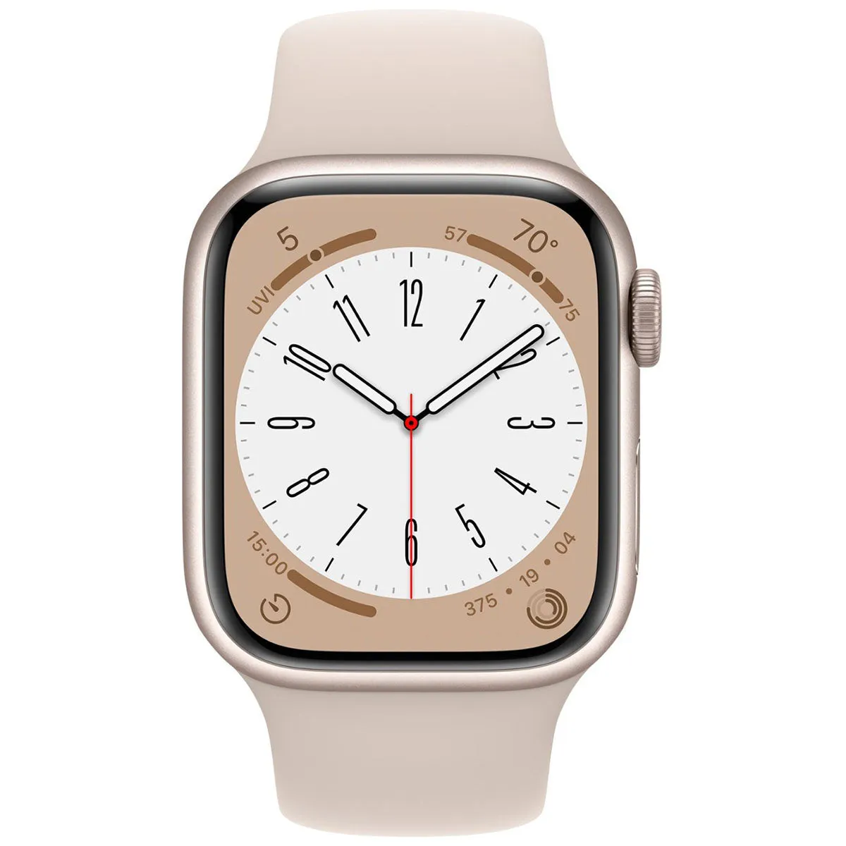 Apple Watch Starlight Series 8 (GPS) 41mm Aluminum Case with Starlight Sport Band