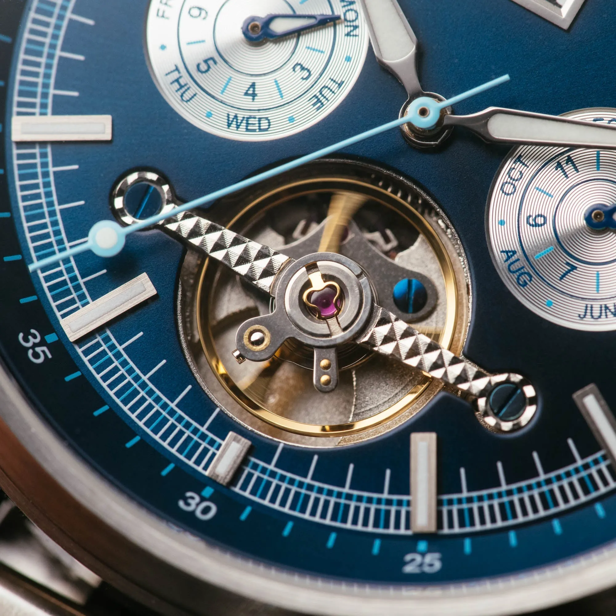 Archetype Blackhawk Automatic Calendar Navy