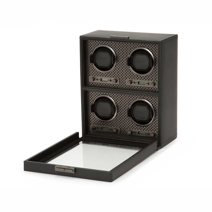 Axis 4 Piece Watch Winder in Powder Coat