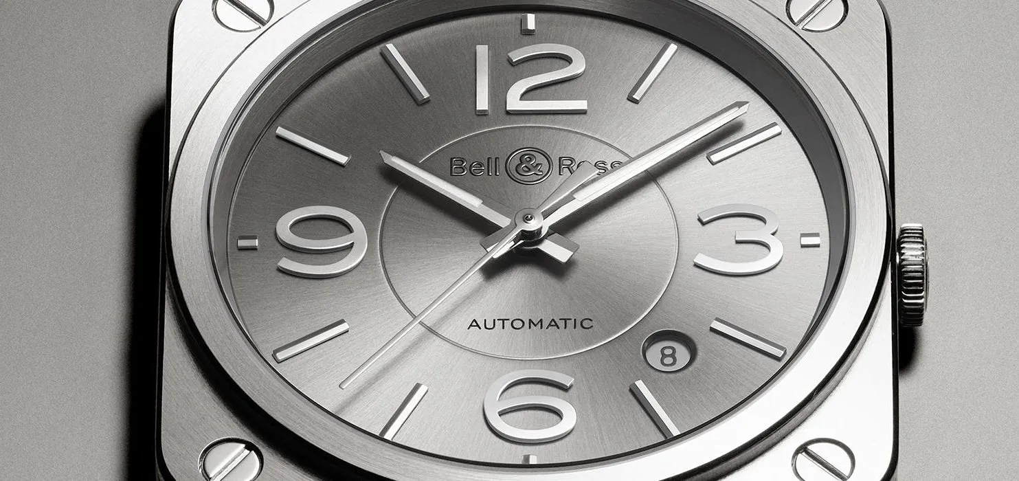 Bell & Ross Watch BRS Officer Ruthenium
