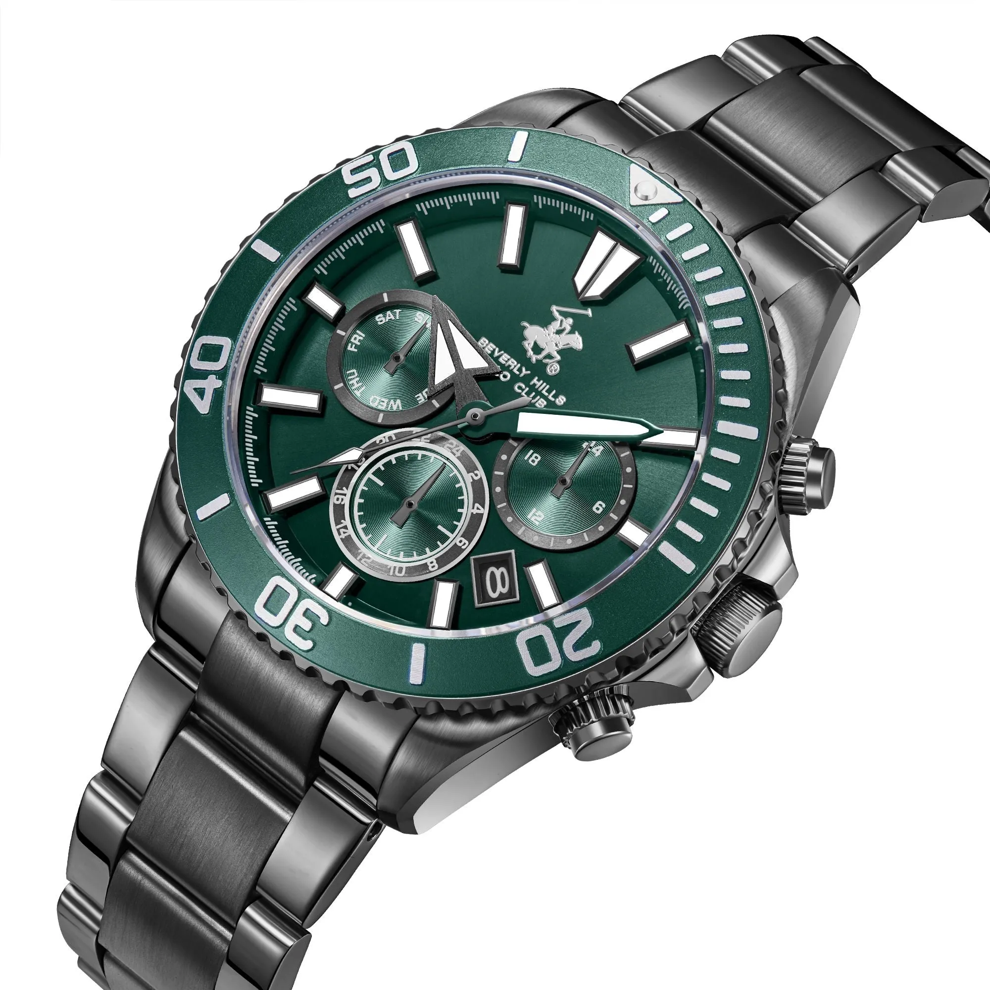 BHPC-BP3721X.070 - Stainless Steel Multifunction Watch For Men