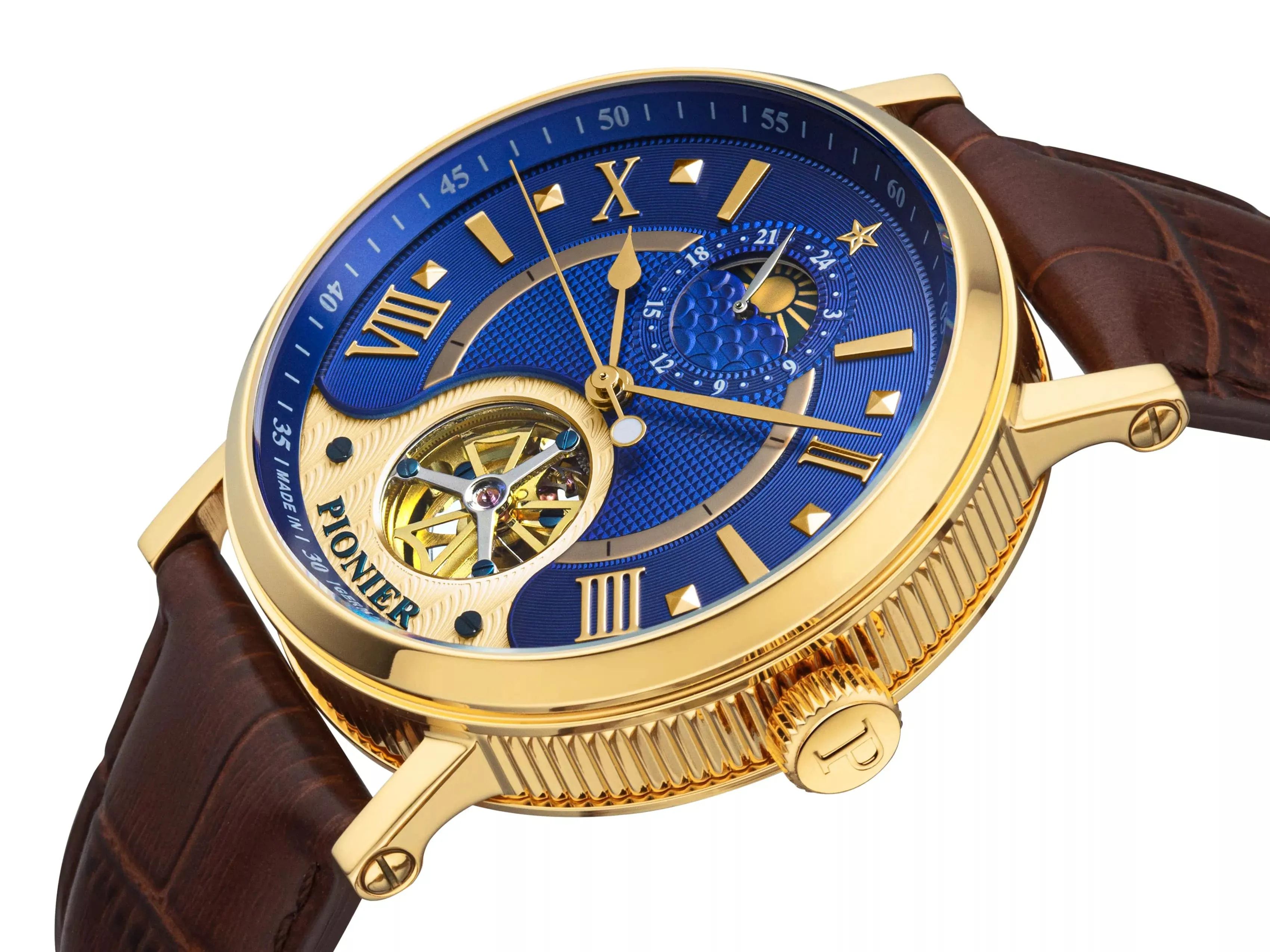 Boston Pionier GM-518-4 | Gold | Automatic Made in Germany