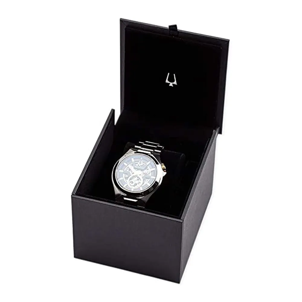 Bulova Womens Sutton White Dial Yellow Band Stainless Steel One Size Quartz Watch - 97P150