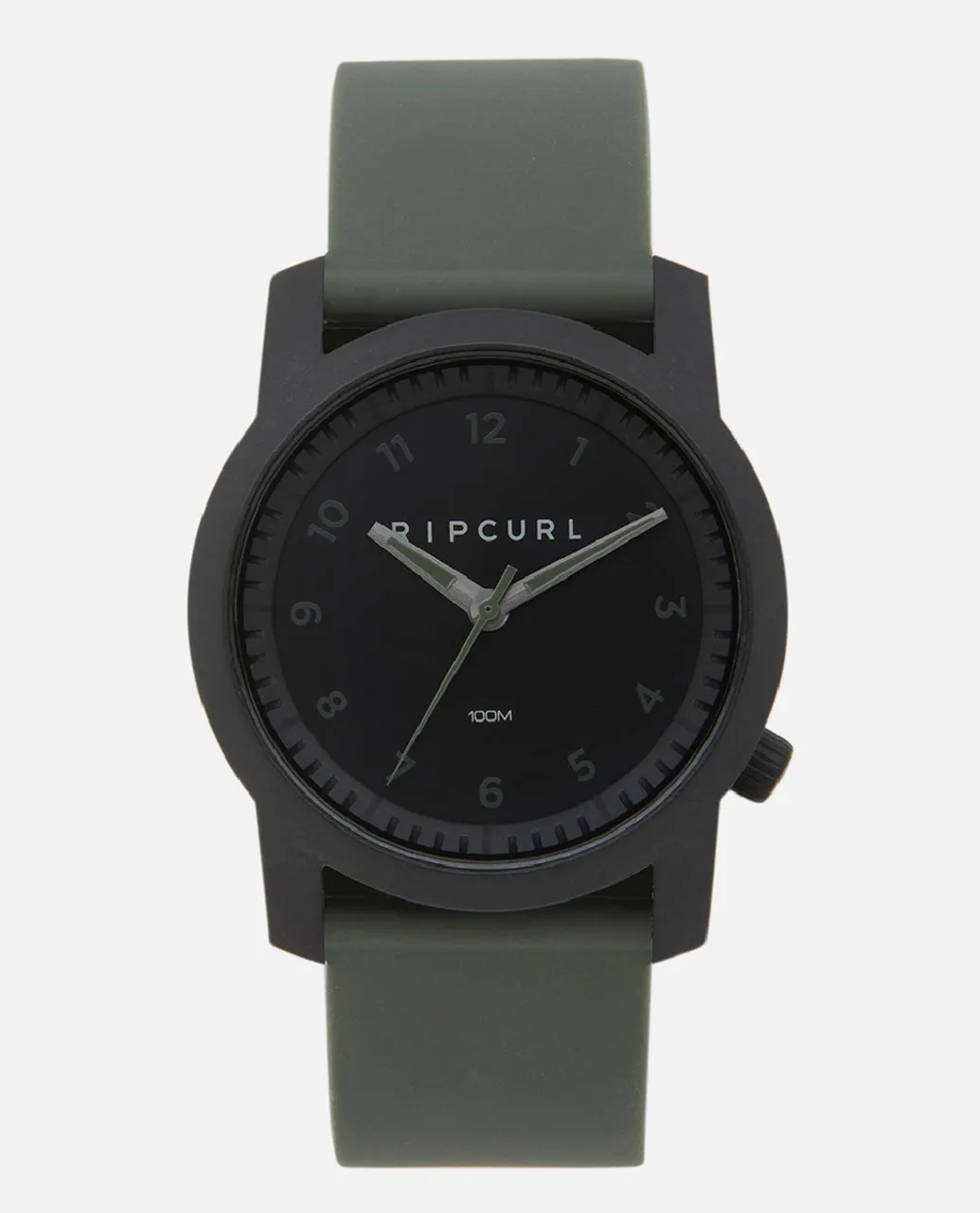 Cambridge Silicone Number Dial Watch - Army