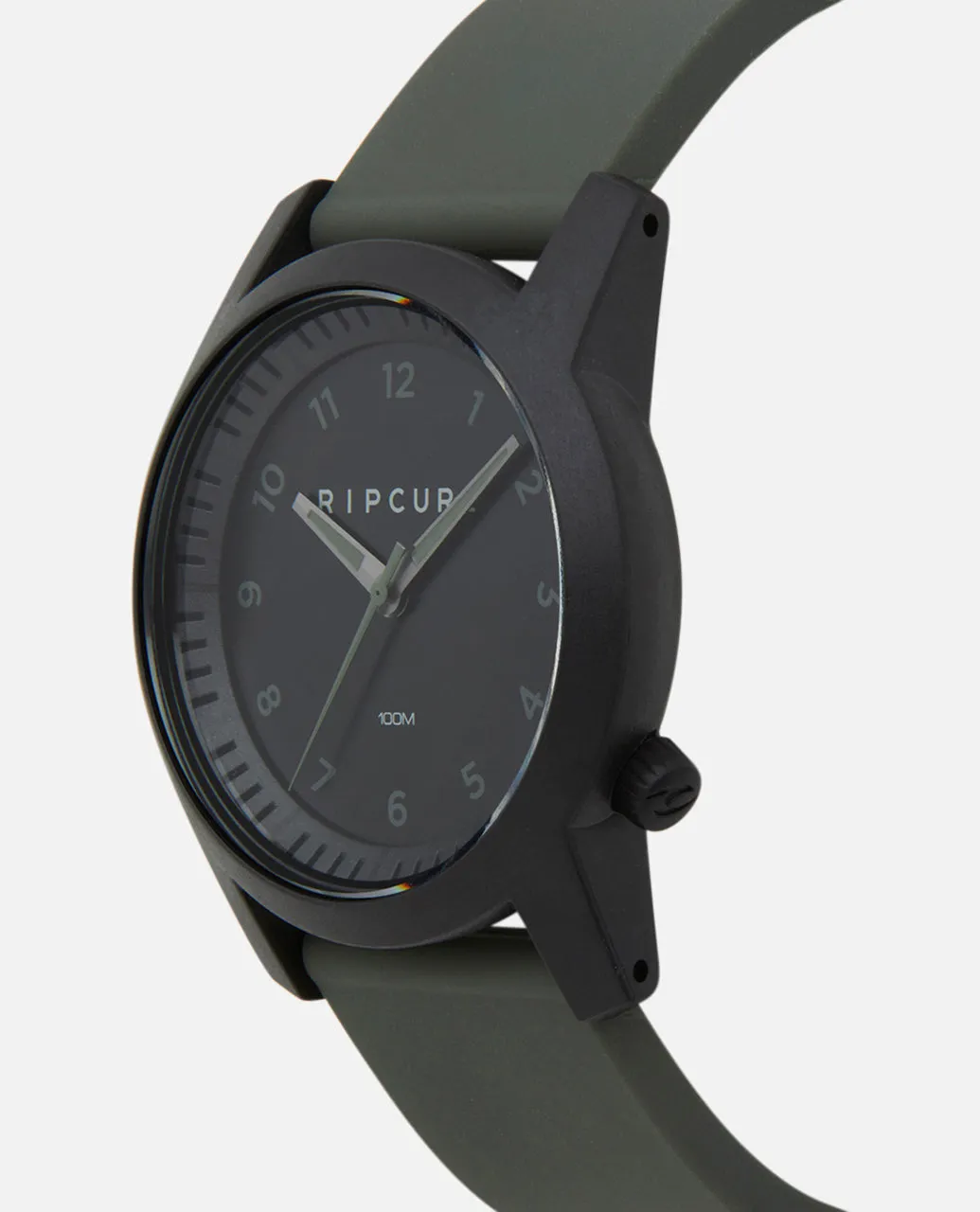 Cambridge Silicone Number Dial Watch - Army