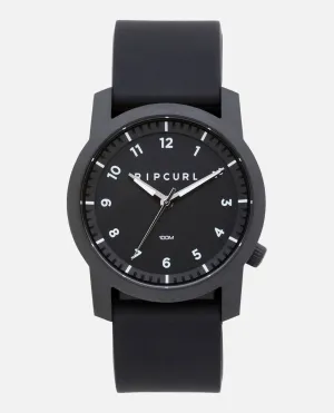 Cambridge Silicone Number Dial Watch - Black