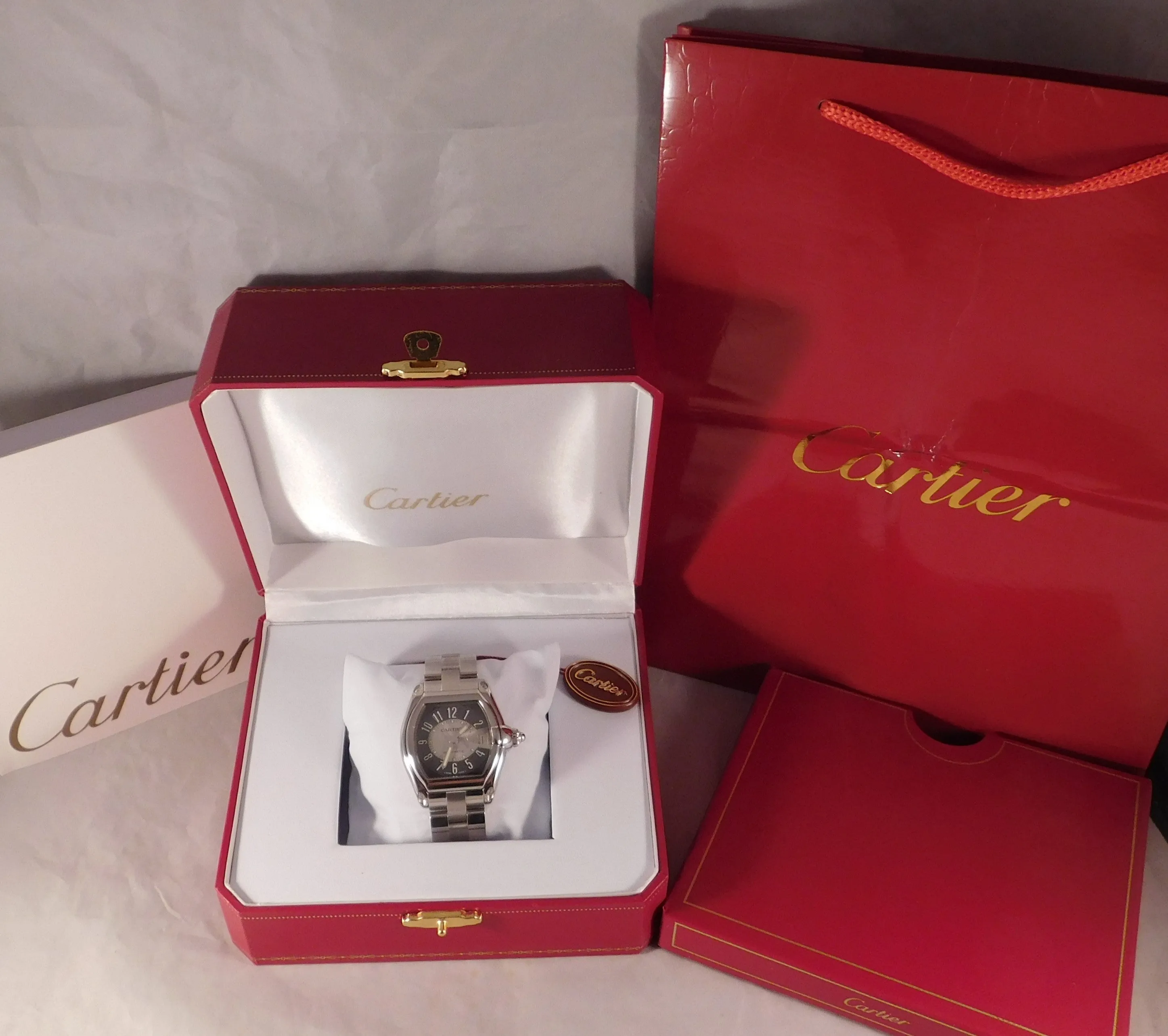 Cartier Roadster Automatic Stainless Steel Ref. 2510 Mens Watch....37mm