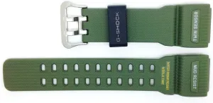 Casio 10517710 Genuine Factory Replacement Green Resin Band fits GG-1000-1A3