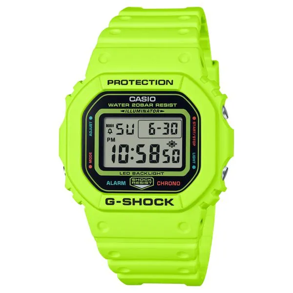 Casio G-Shock Digital Watch DW5600EP-9 Safety Yellow