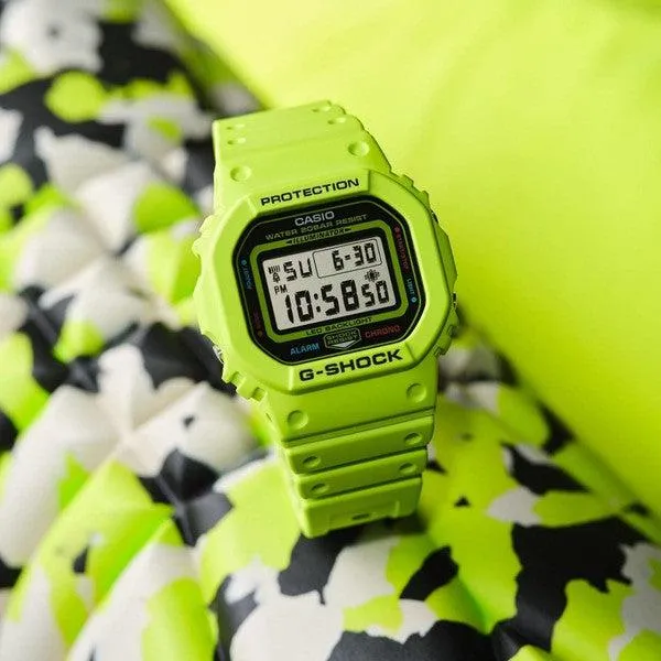 Casio G-Shock Digital Watch DW5600EP-9 Safety Yellow