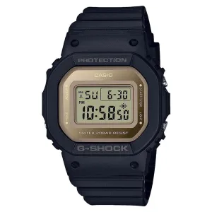 Casio Men's Gold Dial Black Resin Band G-Shock Digital Japanese Quartz Watch - GMD-S5600-1CR