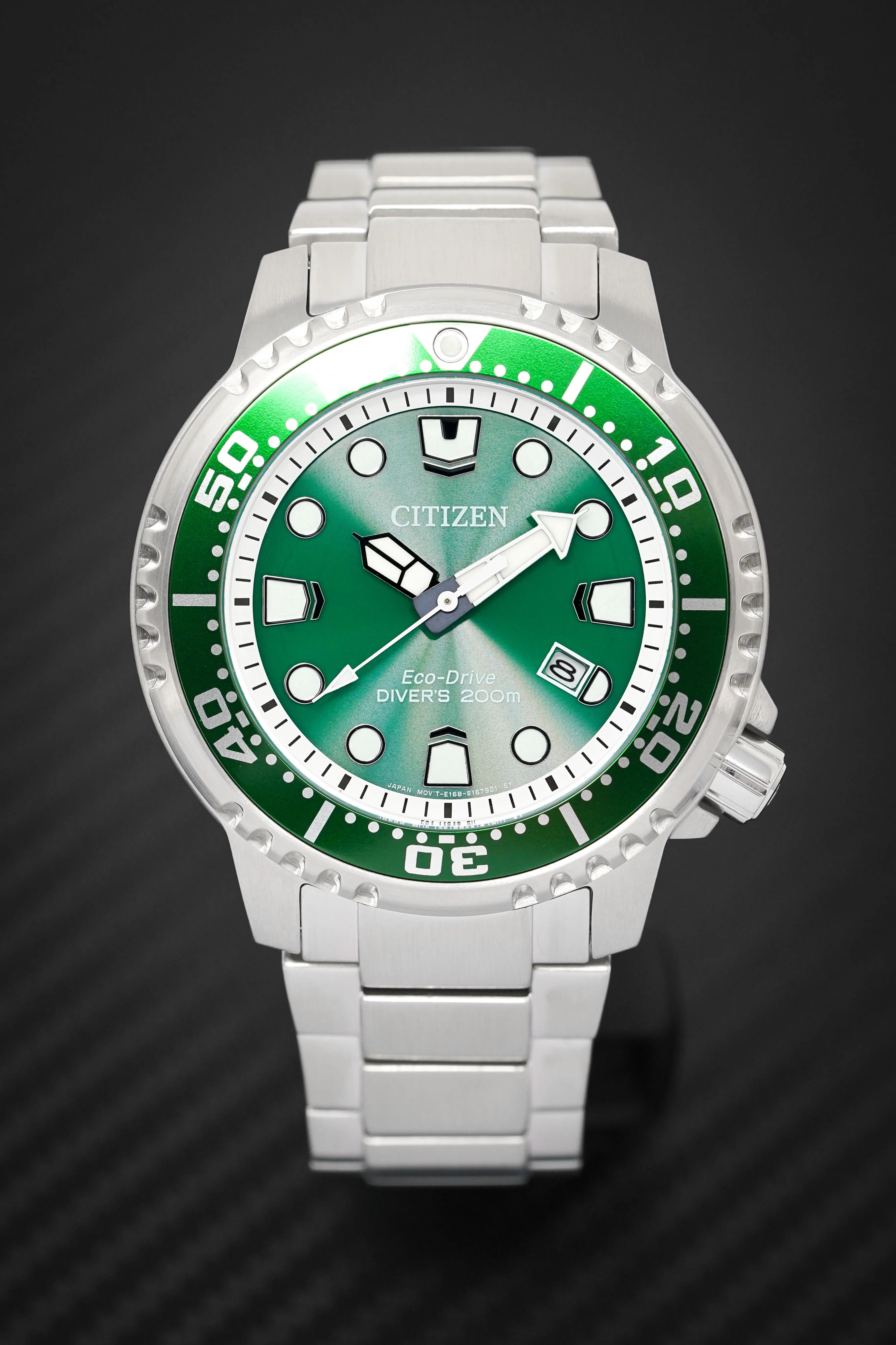 Citizen Men's Watch Eco-Drive Dive Stainless Steel Bracelet BN0158-85X