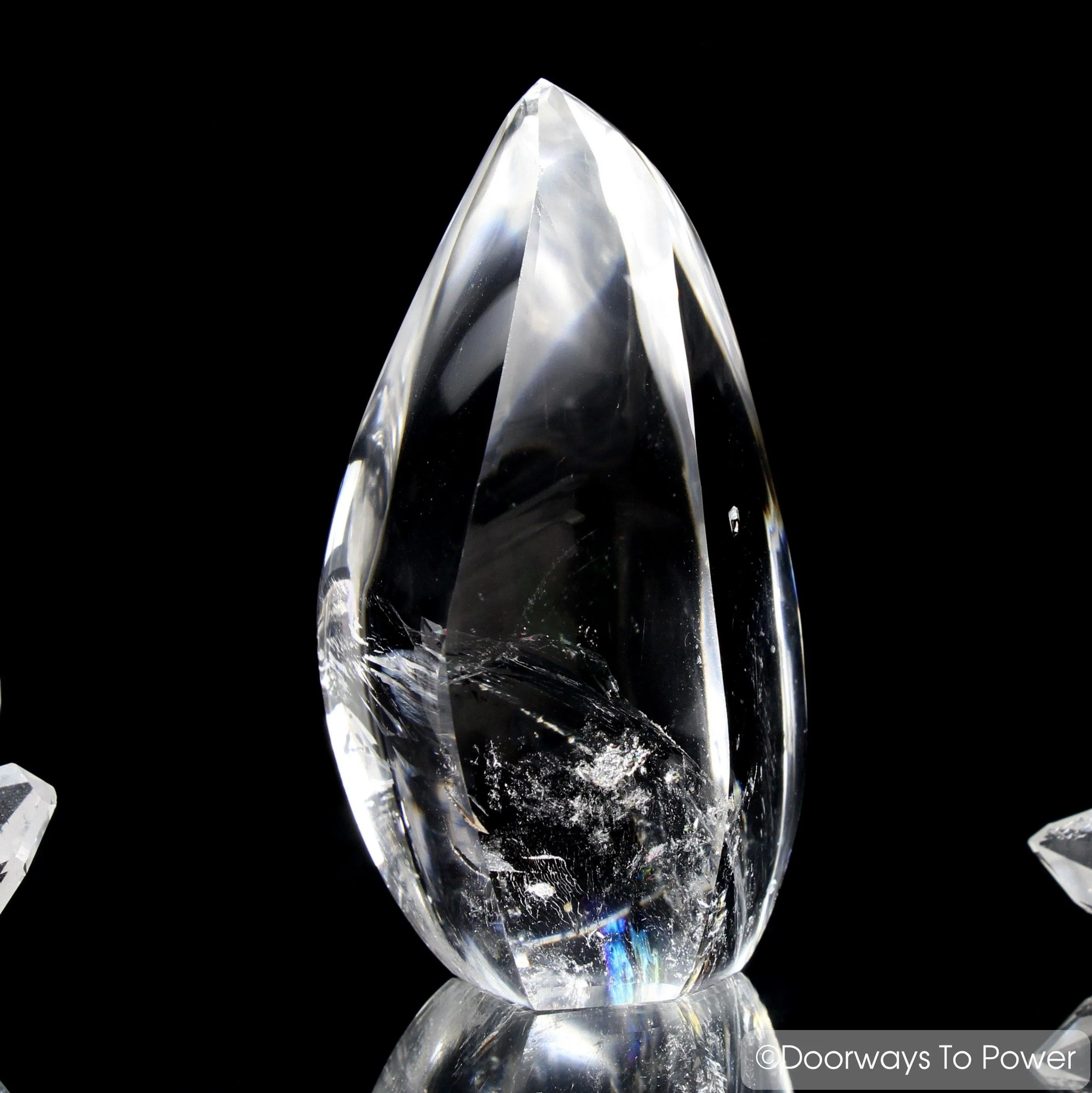 Clear Quartz Crystal Sculpture 'The Oracle' Blessed & Energized