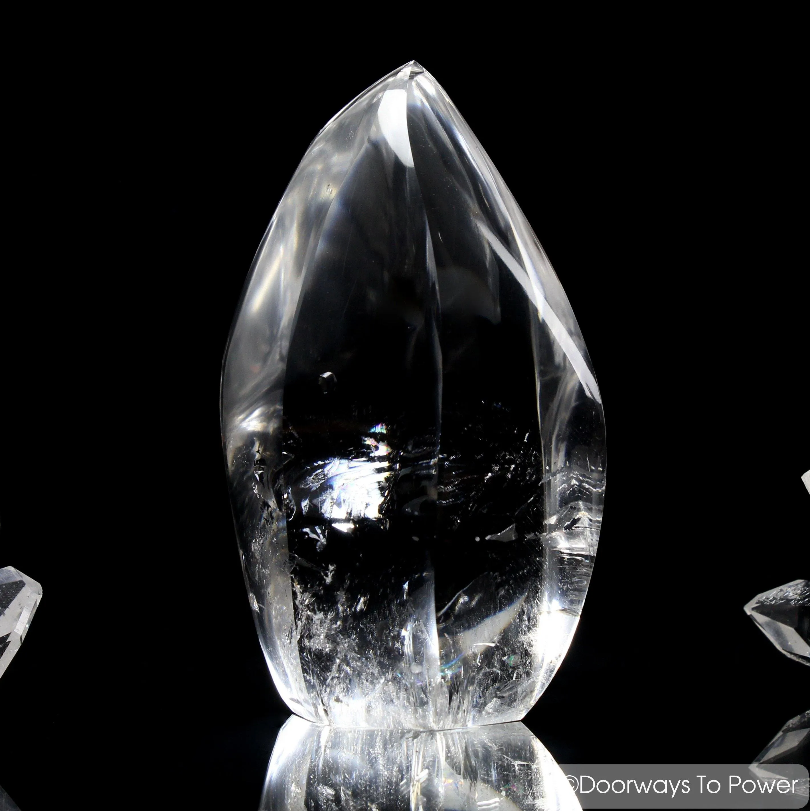 Clear Quartz Crystal Sculpture 'The Oracle' Blessed & Energized