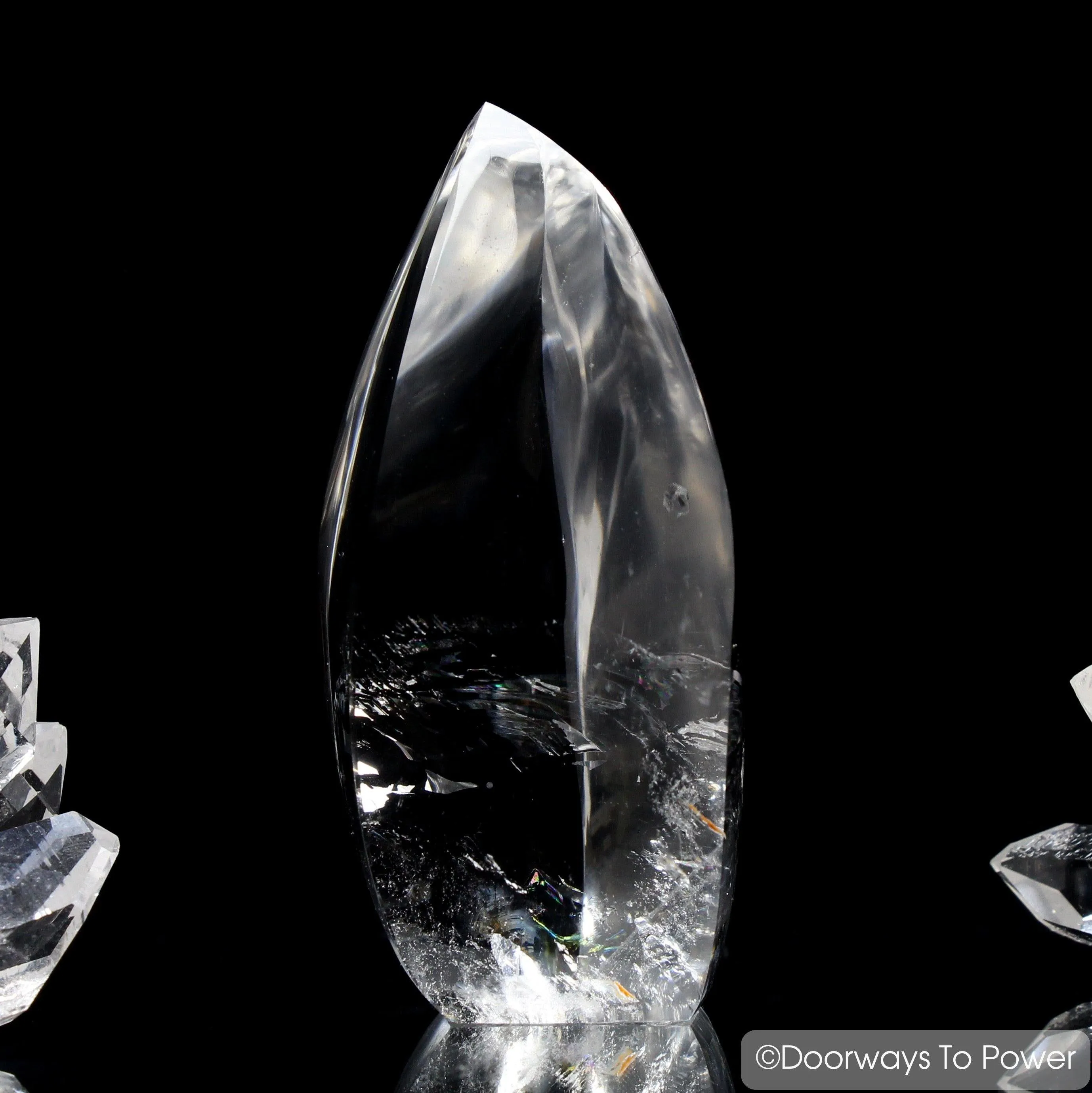 Clear Quartz Crystal Sculpture 'The Oracle' Blessed & Energized