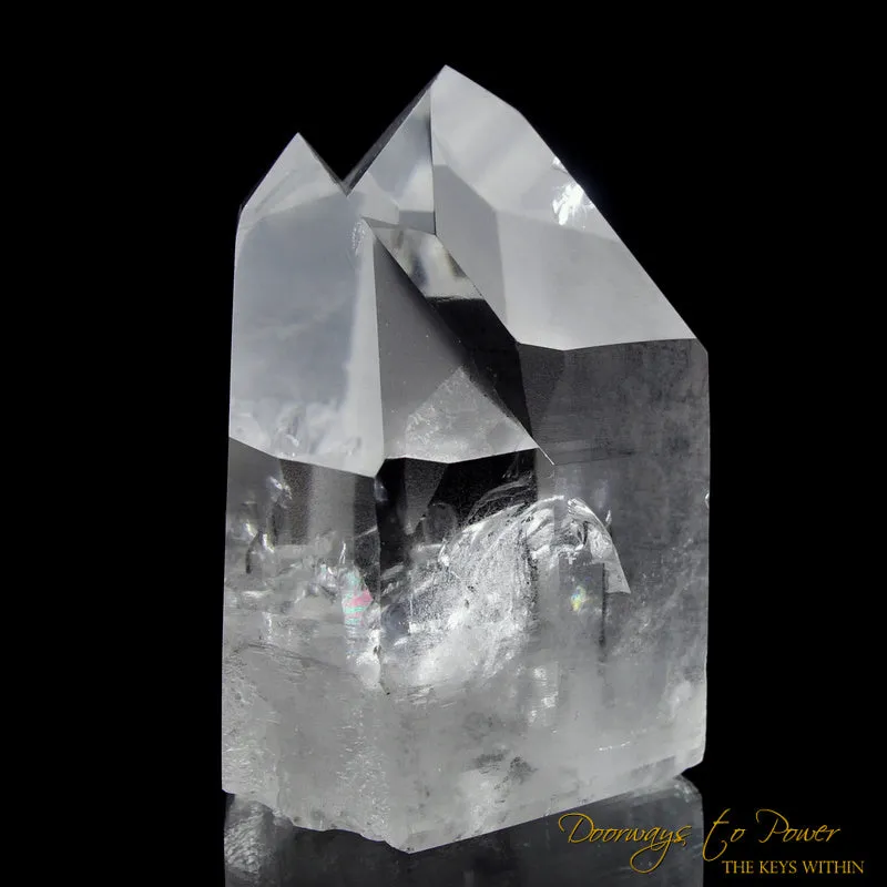 Clear Quartz Point Tantric Twin Crystal