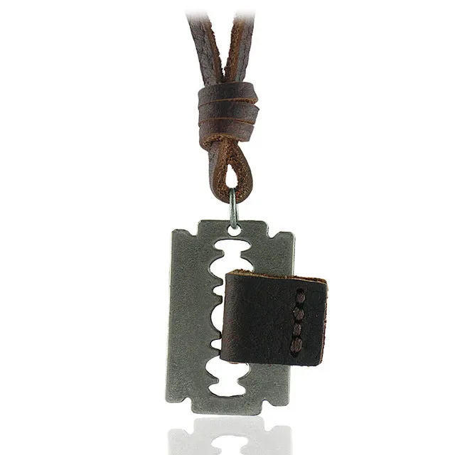 colar choker necklaces & pendants men necklace fashion jewelry vintage kolye leather Necklaces Men statement necklace for women