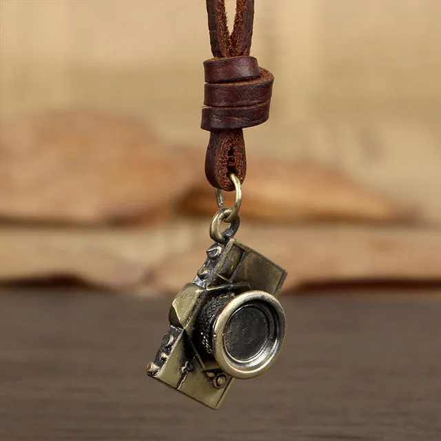 colar choker necklaces & pendants men necklace fashion jewelry vintage kolye leather Necklaces Men statement necklace for women