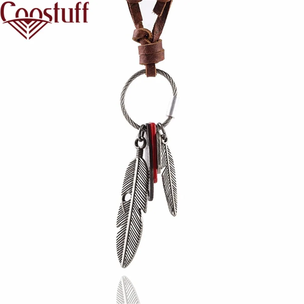 colar choker necklaces & pendants men necklace fashion jewelry vintage kolye leather Necklaces Men statement necklace for women