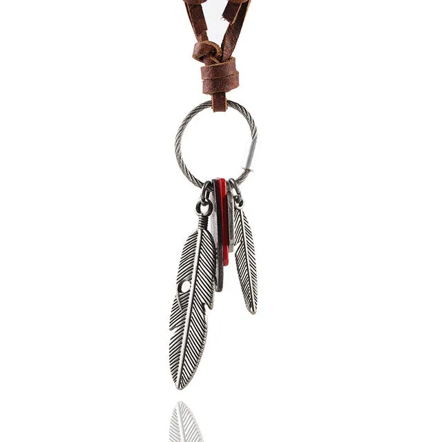 colar choker necklaces & pendants men necklace fashion jewelry vintage kolye leather Necklaces Men statement necklace for women
