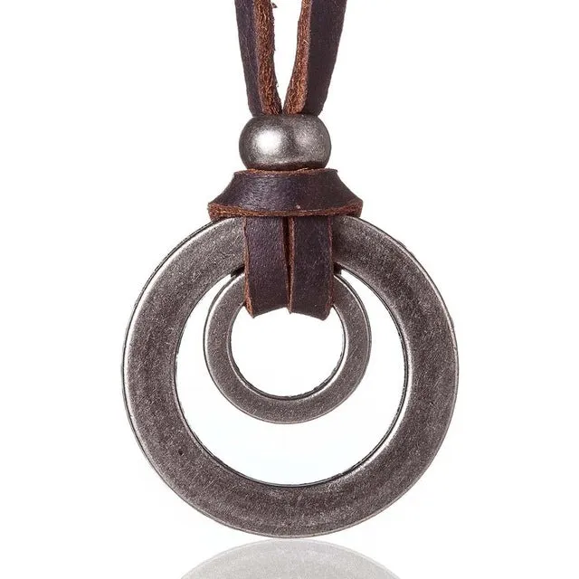 colar choker necklaces & pendants men necklace fashion jewelry vintage kolye leather Necklaces Men statement necklace for women